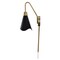 Nuvo Tango 1-Light Wall Sconce - Matte Black with Burnished Brass 60/7467 - alternate 3